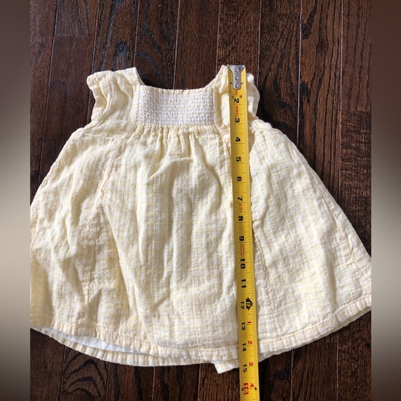 Gillian’s Closet Girls 4T Pastel Yellow Gingham Smocked Ruched Tunic Top - EUC! - Picture 11 of 11